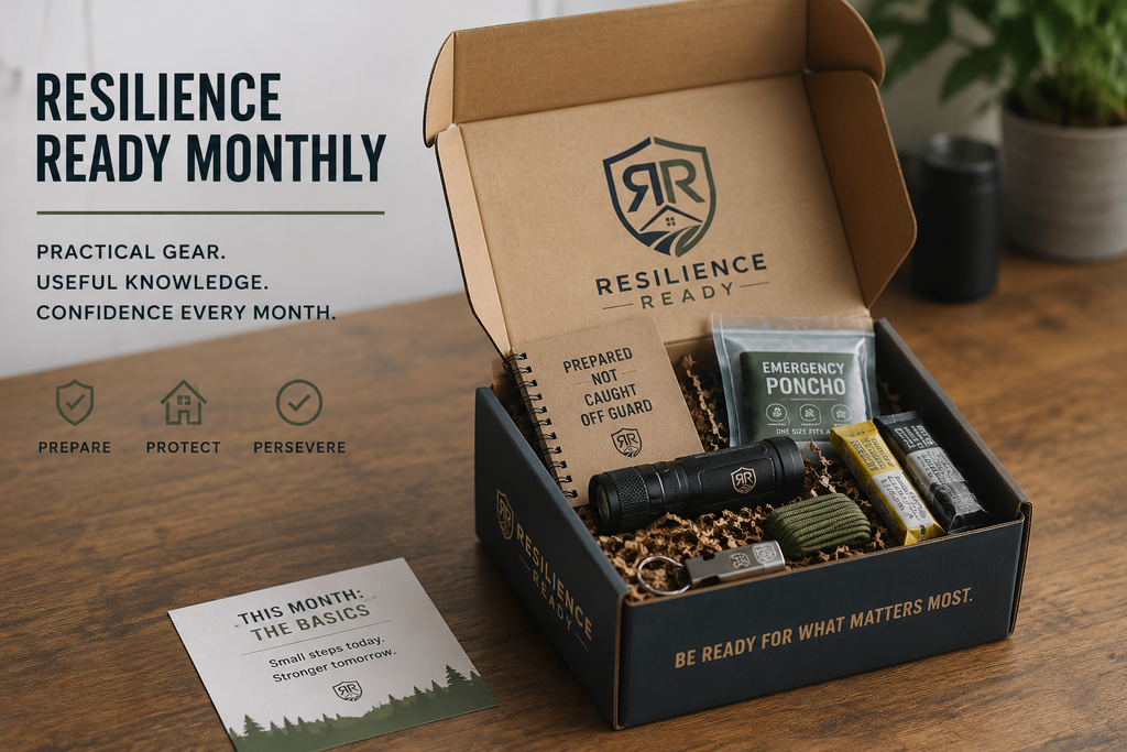 Resilience Ready Monthly - Subscription Box or 1 time Purchase - Essential Pack.